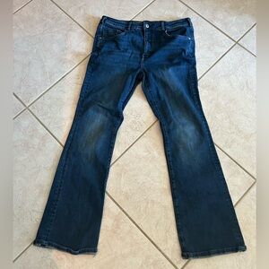 Pilcro Anthropologie size 33x34. Tall denim boot leg